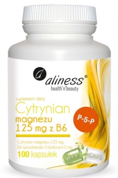 Cytrynian Magnezu 125mg z B6